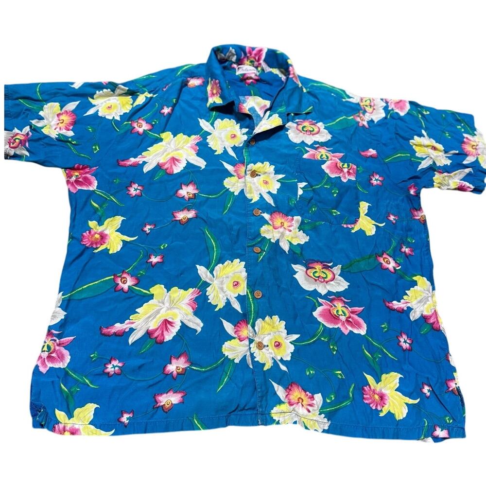 VTG Islander HAWAIIAN SHIRT W/ CLASSIC FLORAL PRINT XL